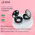 Round high quality loose powder compact case